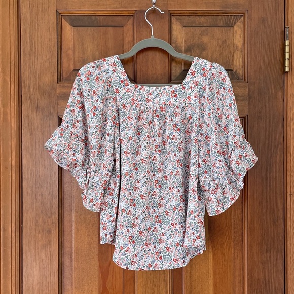 Marshall’s Floral Chiffon Top - Picture 2 of 2